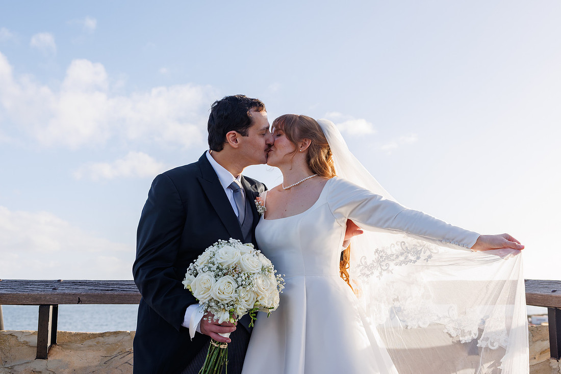 Fremantle Wedding Photographer - Photo on top of the Round House