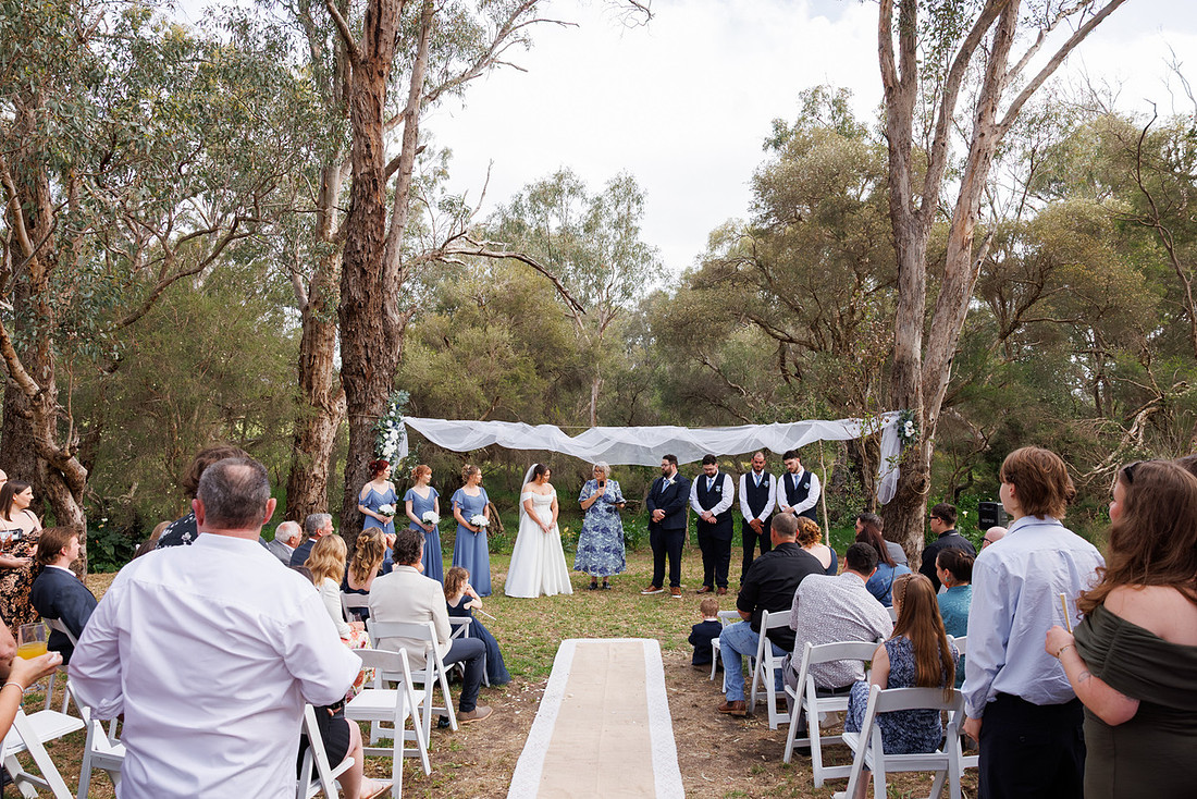 Grace and Jimi | Backyard wedding