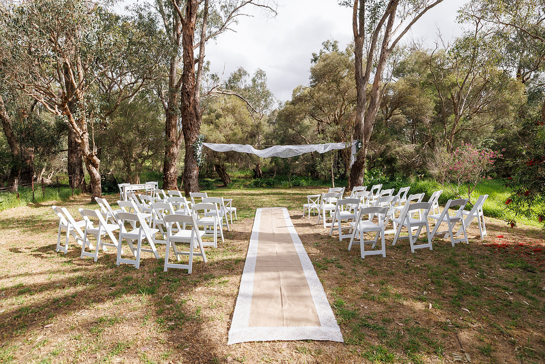 Grace and Jimi | Backyard wedding