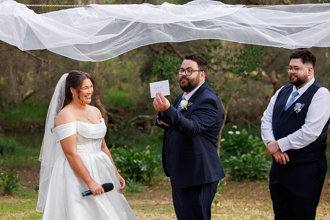 Grace and Jimi | Backyard wedding