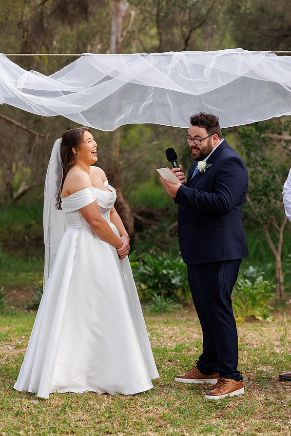 Grace and Jimi | Backyard wedding
