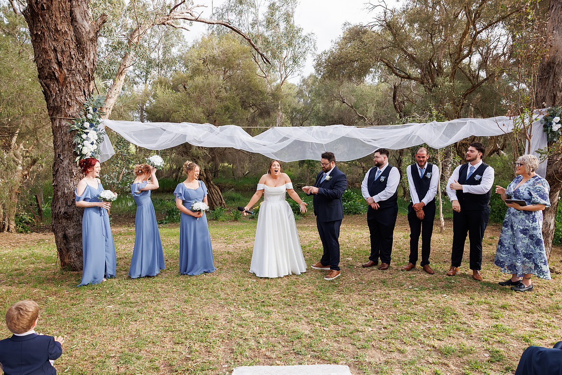 Grace and Jimi | Backyard wedding