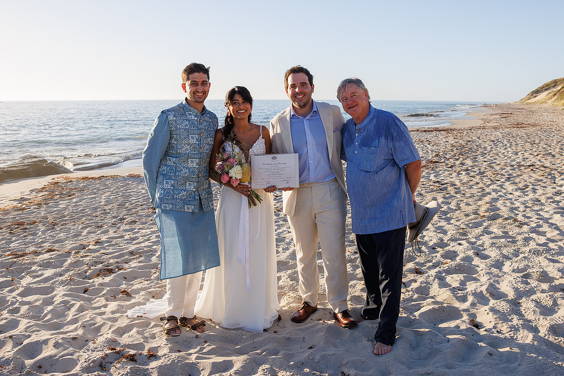 Perth Beach Wedding - Priyanka and Victorien