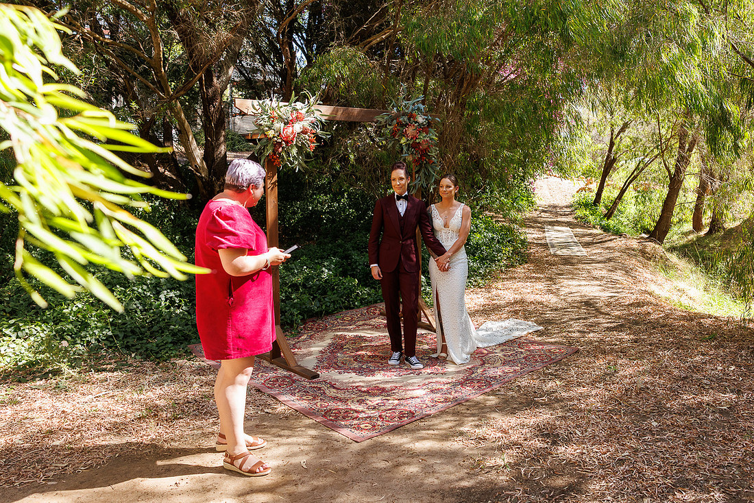 Sarah and Aimee - Premalaya Wedding Yallingup South West WA
