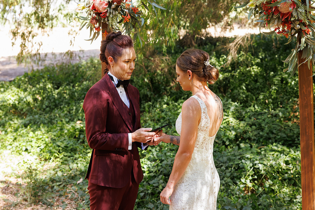 Sarah and Aimee - Premalaya Wedding Yallingup South West WA