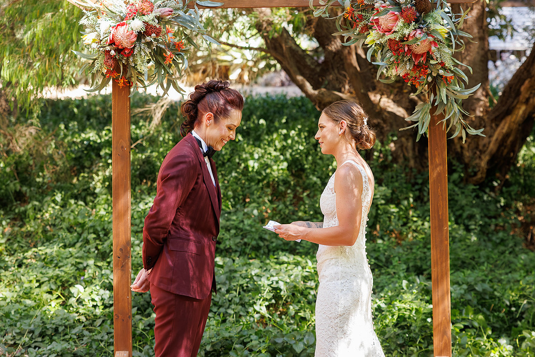 Sarah and Aimee - Premalaya Wedding Yallingup South West WA