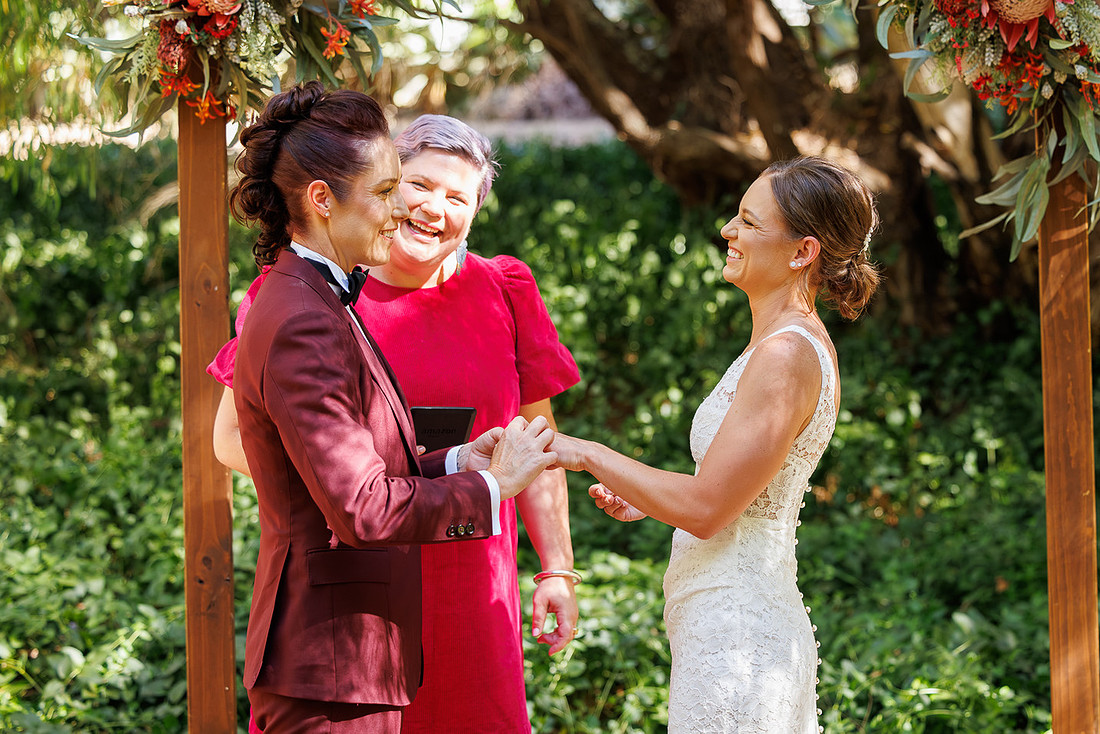 Sarah and Aimee - Premalaya Wedding Yallingup South West WA
