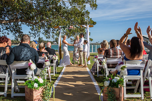 Mandurah Wedding Photographer -  Ceremony at Stingray Point