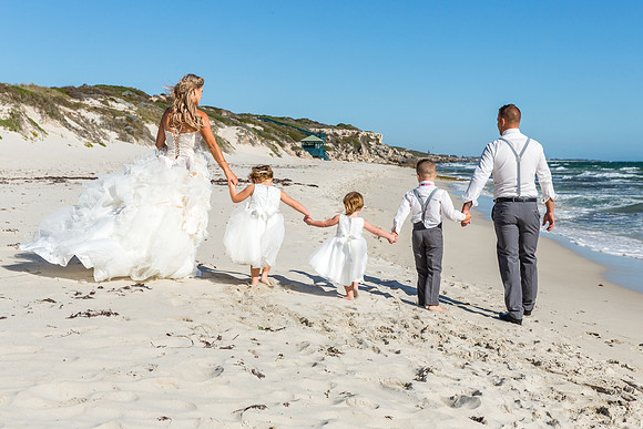 Burn Beach Perth Western Australia Wedding Photo