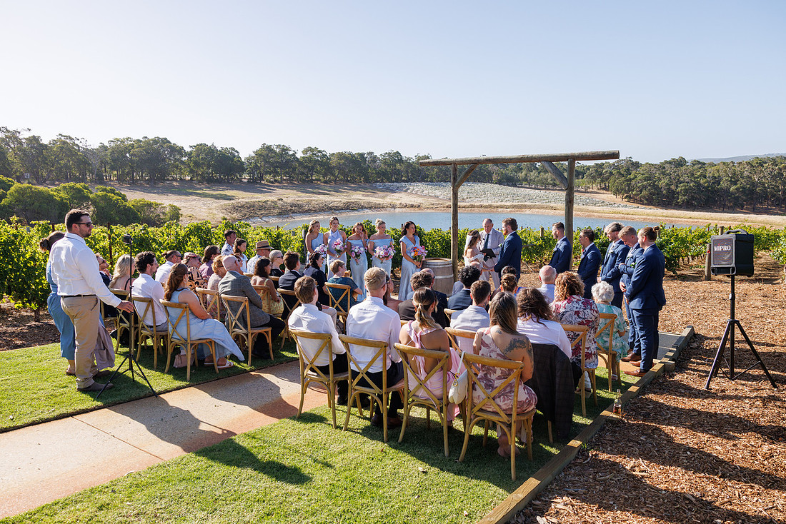 Adrienne and Aaron, Swings and Roundabouts Wedding, Yallingup