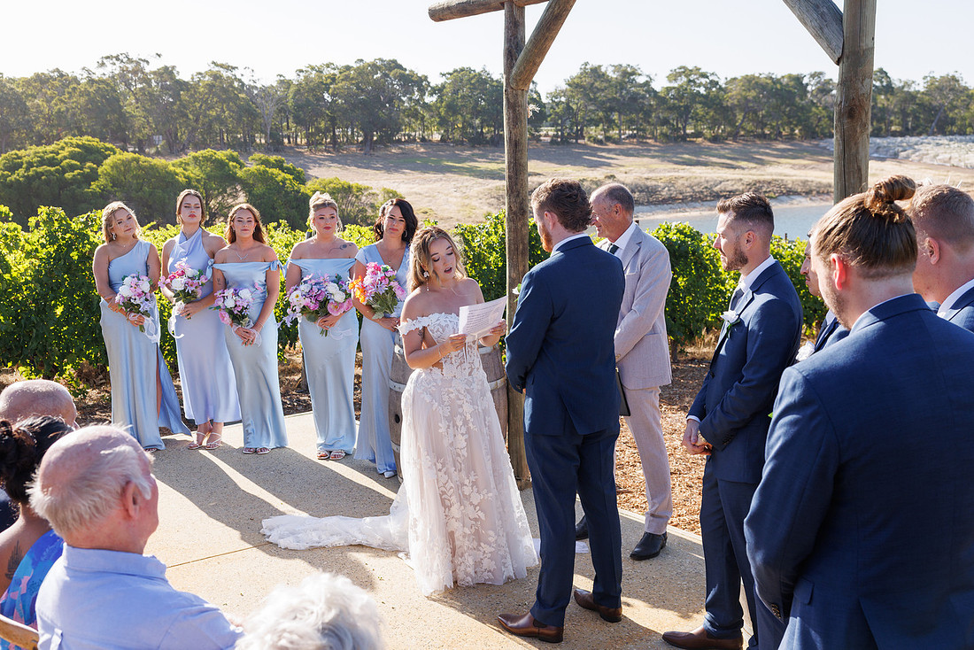 Adrienne and Aaron, Swings and Roundabouts Wedding, Yallingup
