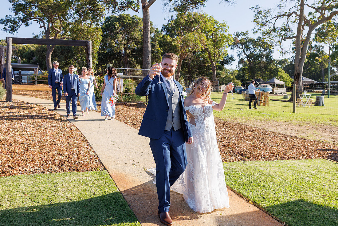 Adrienne and Aaron, Swings and Roundabouts Wedding, Yallingup